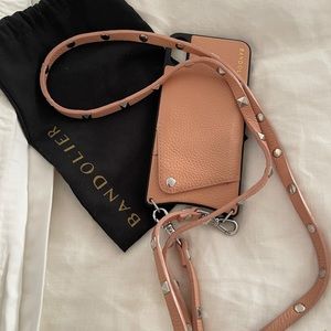 Leather Phone case crossbody